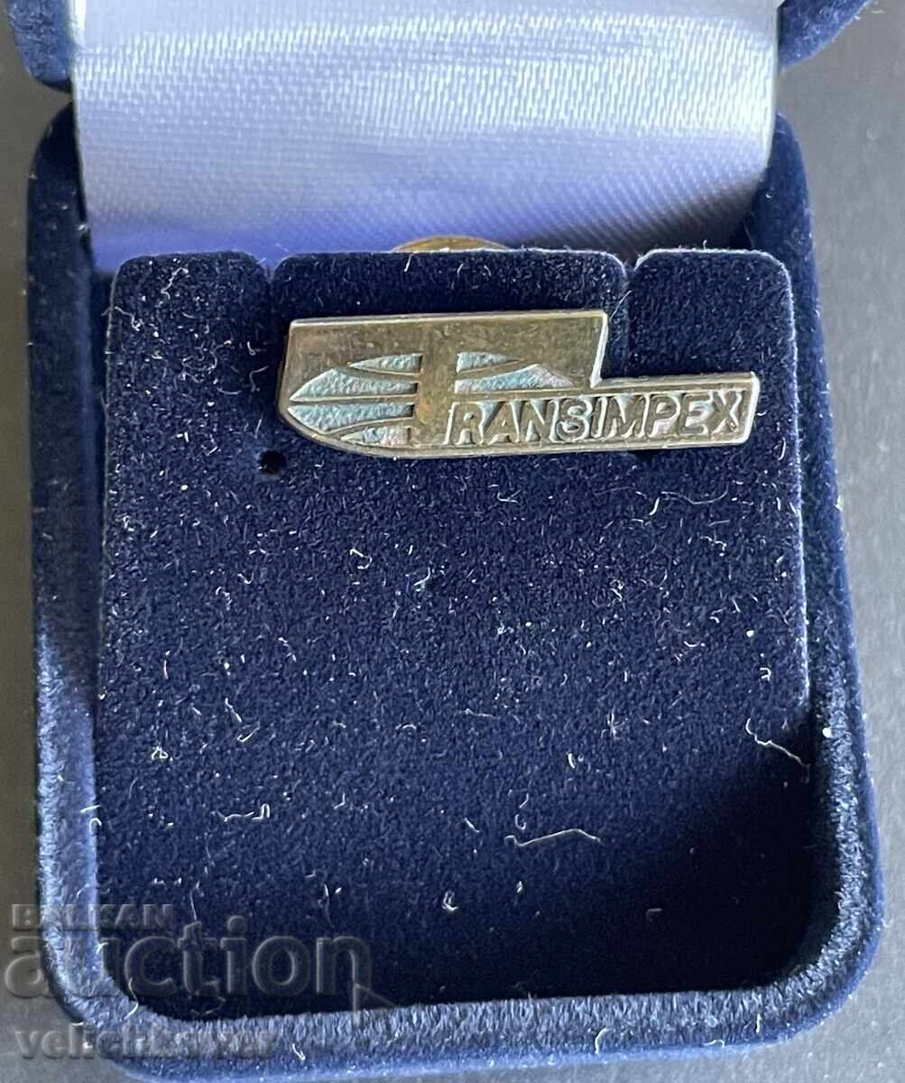 41124 Βουλγαρία σήμα εταιρείας Transimpex ασημένιο 950/1000 μάρκο