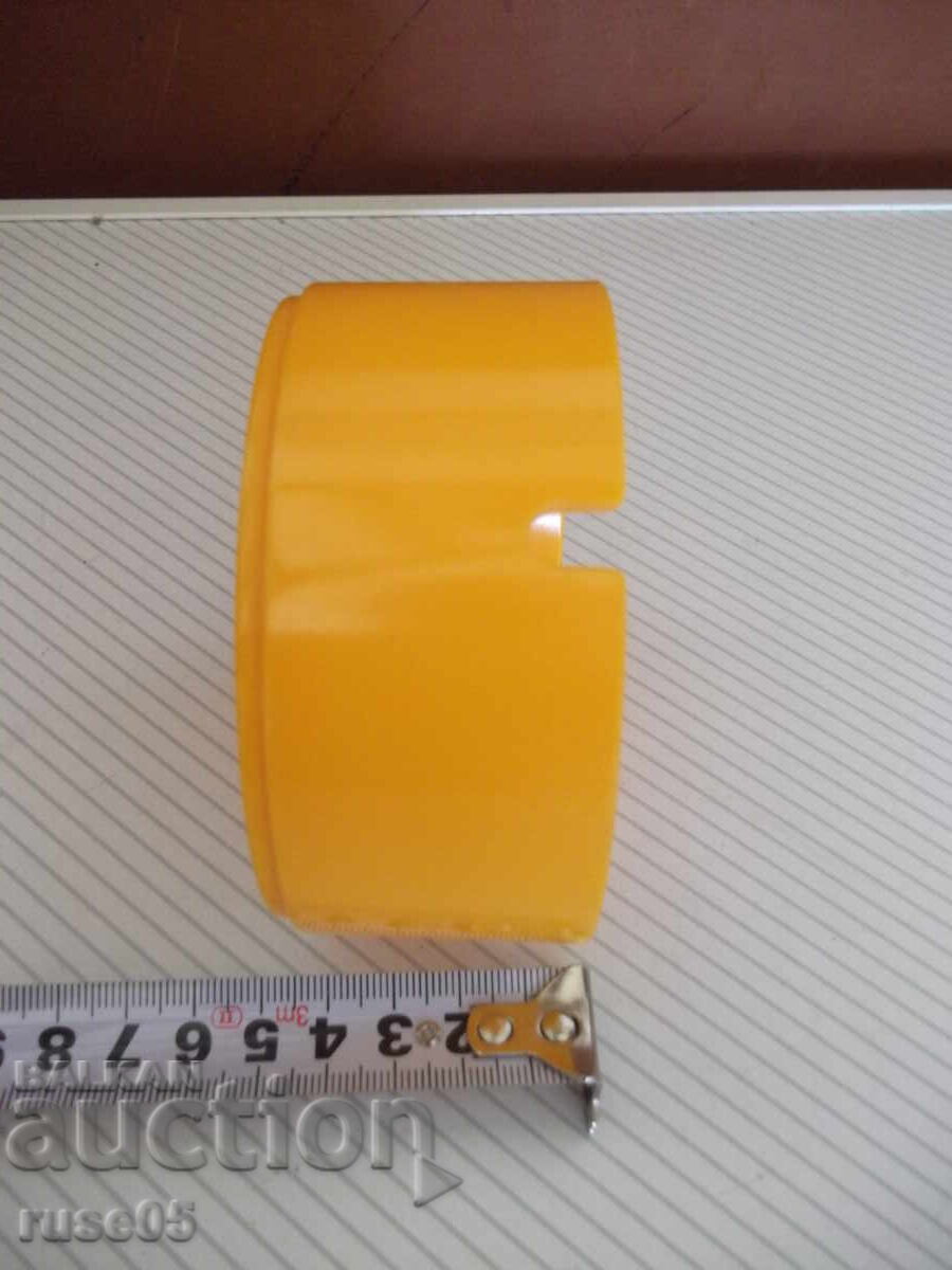 Σταχτοδοχείο κίτρινο πλαστικό - 5