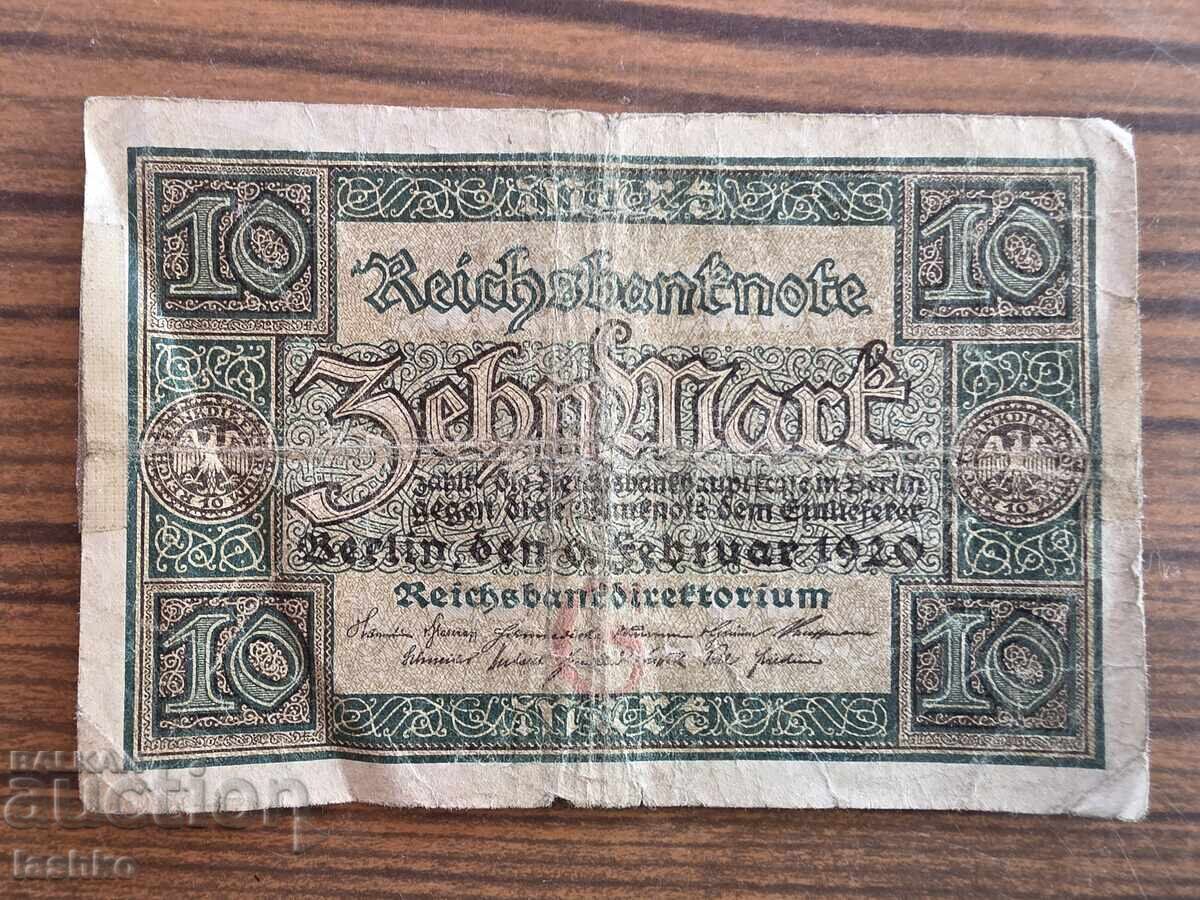 10 stamps 1920 10 stamps 1920