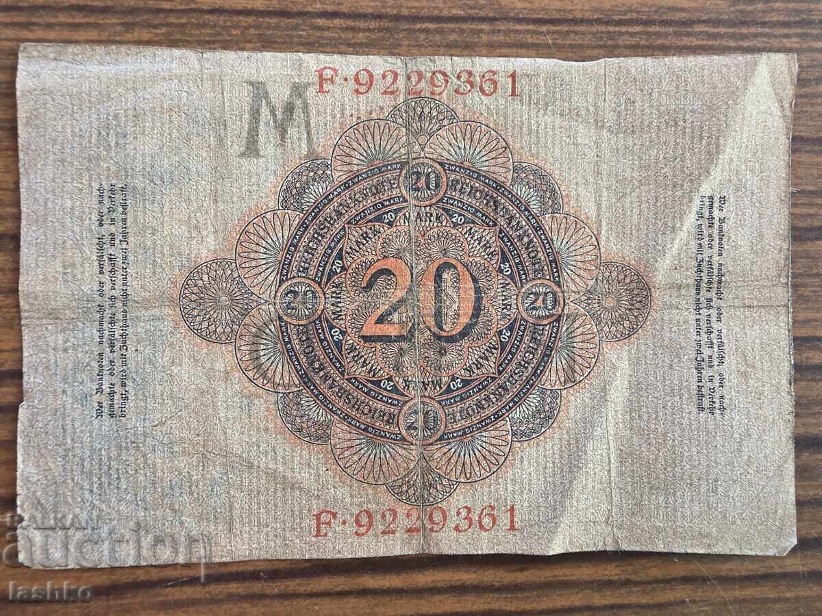 20 Mark 1910 with price € 11.99 | 23.45 BGN 20 Mark 1910 with price € 11.99 | 23.45 BGN