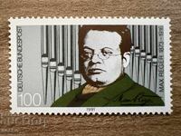 Germania - 75 de ani de la moartea lui Max Reger...(1991) MNH