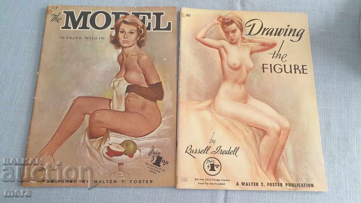 Δύο τεμάχια βοηθημάτων ζωγράφων από τα μέσα του περασμένου αιώνα