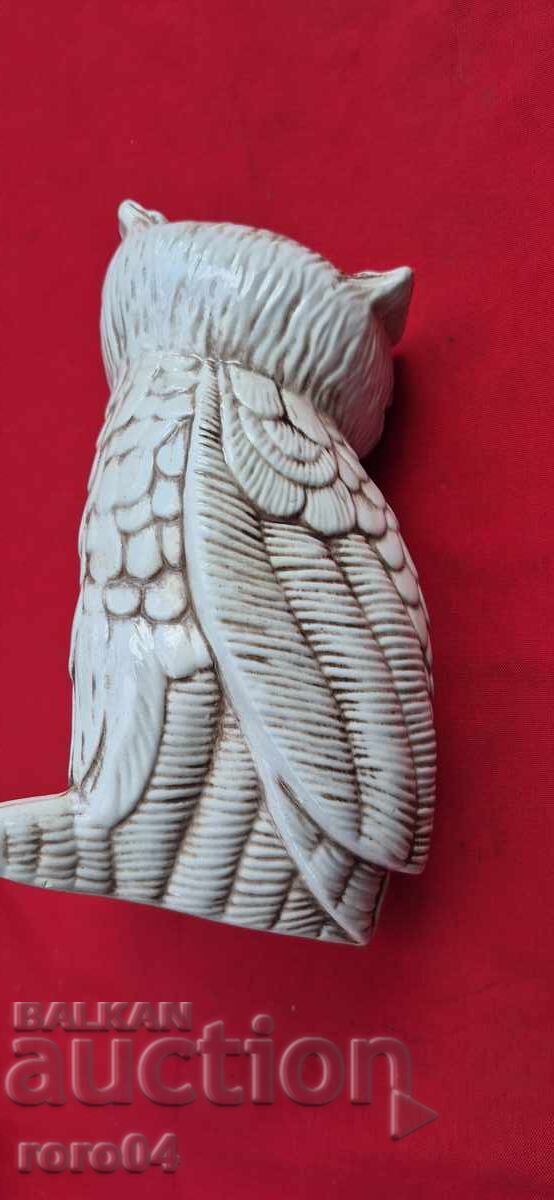 СТАРА ПОРЦЕЛАНОВА СОВА - МАРКИРАНА - 6