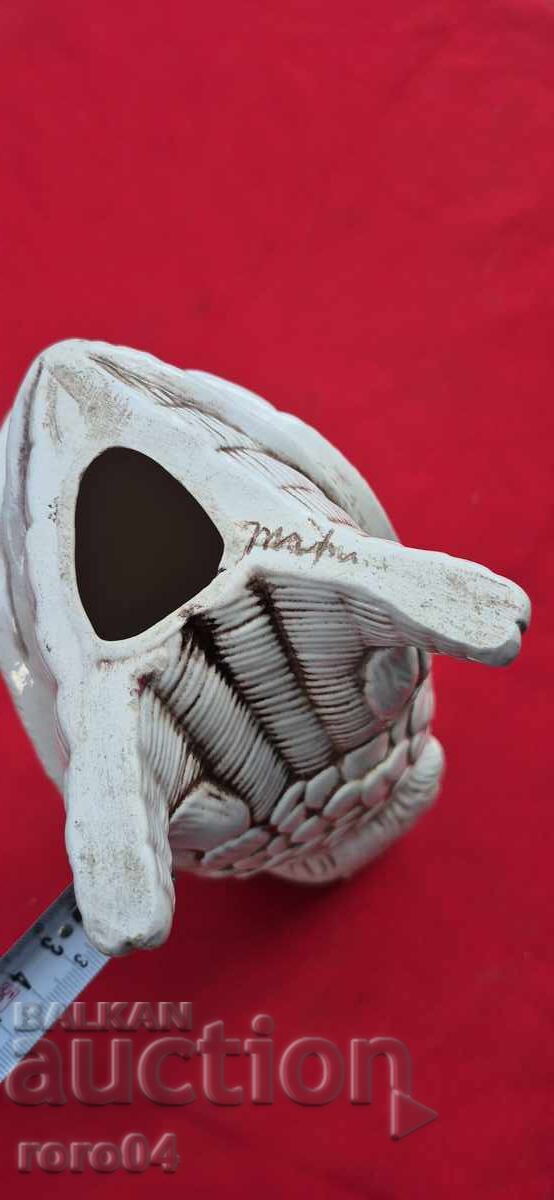 СТАРА ПОРЦЕЛАНОВА СОВА - МАРКИРАНА - 7