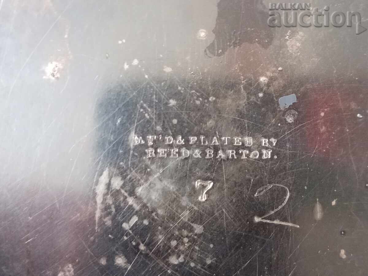 Ασημένια μεγάλη αντίκα κανάτα 19ου αιώνα - 6