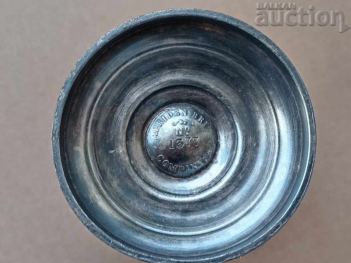 Ασημένιο φλιτζάνι αντίκα, ποτήρι, 19ος αιώνας - 7