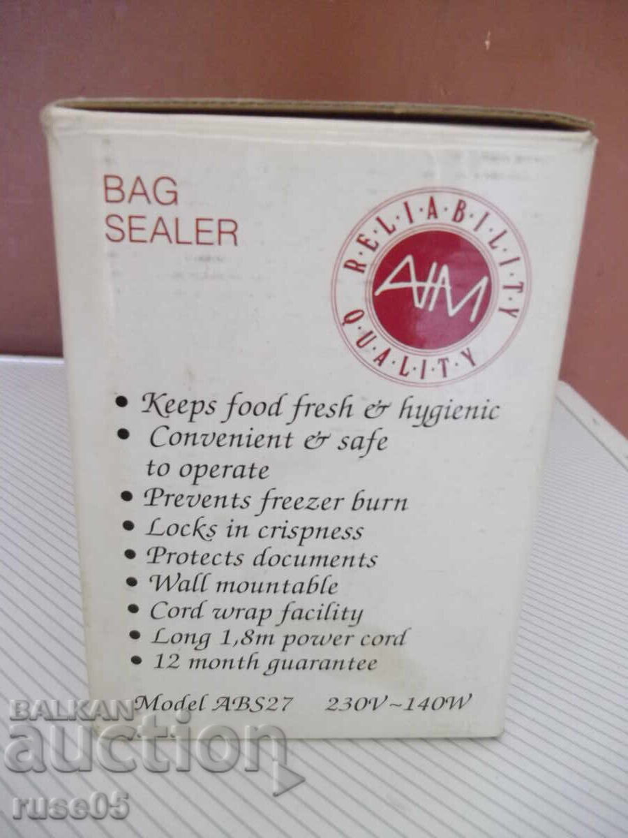 Машина "AIM - BS-827" за вакуумиране и запечатване нова с цена 70.00 лв. | € 35.79