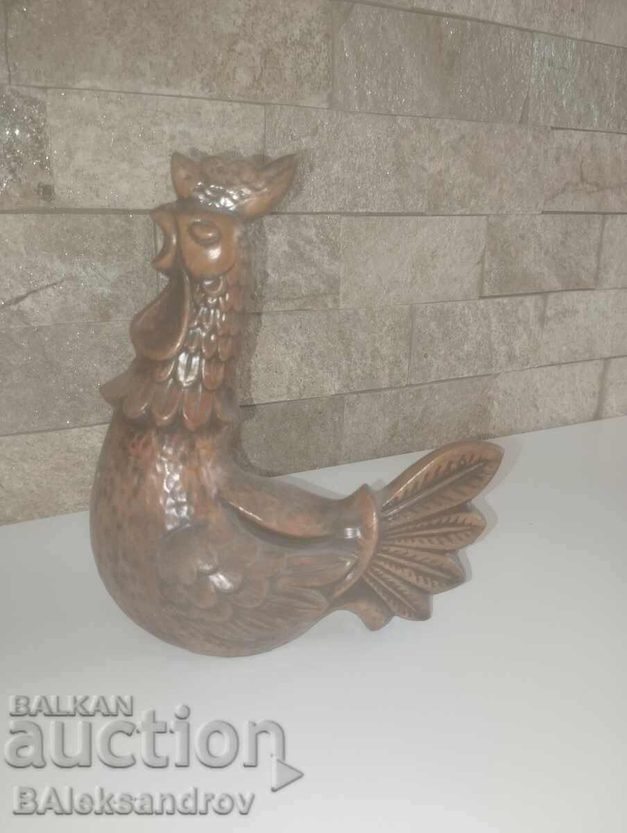 Κεραμικό πουλί, που μιμείται ξυλόγλυπτο Κεραμικό πουλί, που μιμείται ξυλόγλυπτο