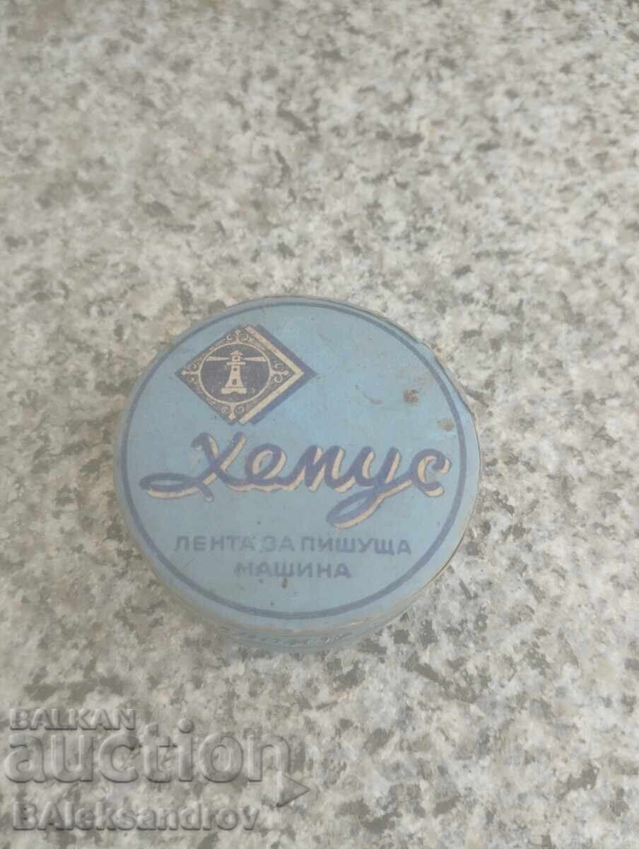 Παλιά κορδέλα γραφομηχανής Hemus του 1954