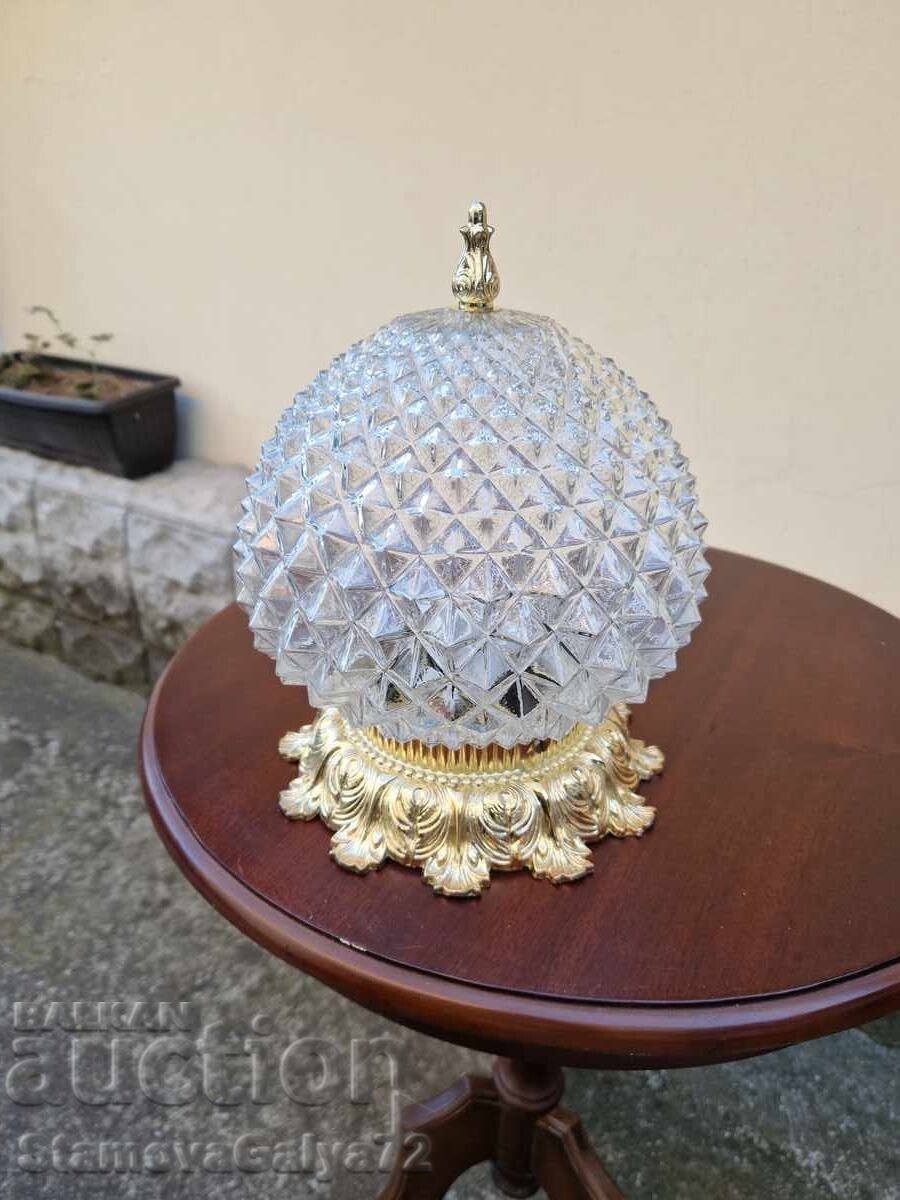 Прекрасна антикварна френска таванна лампа - 5