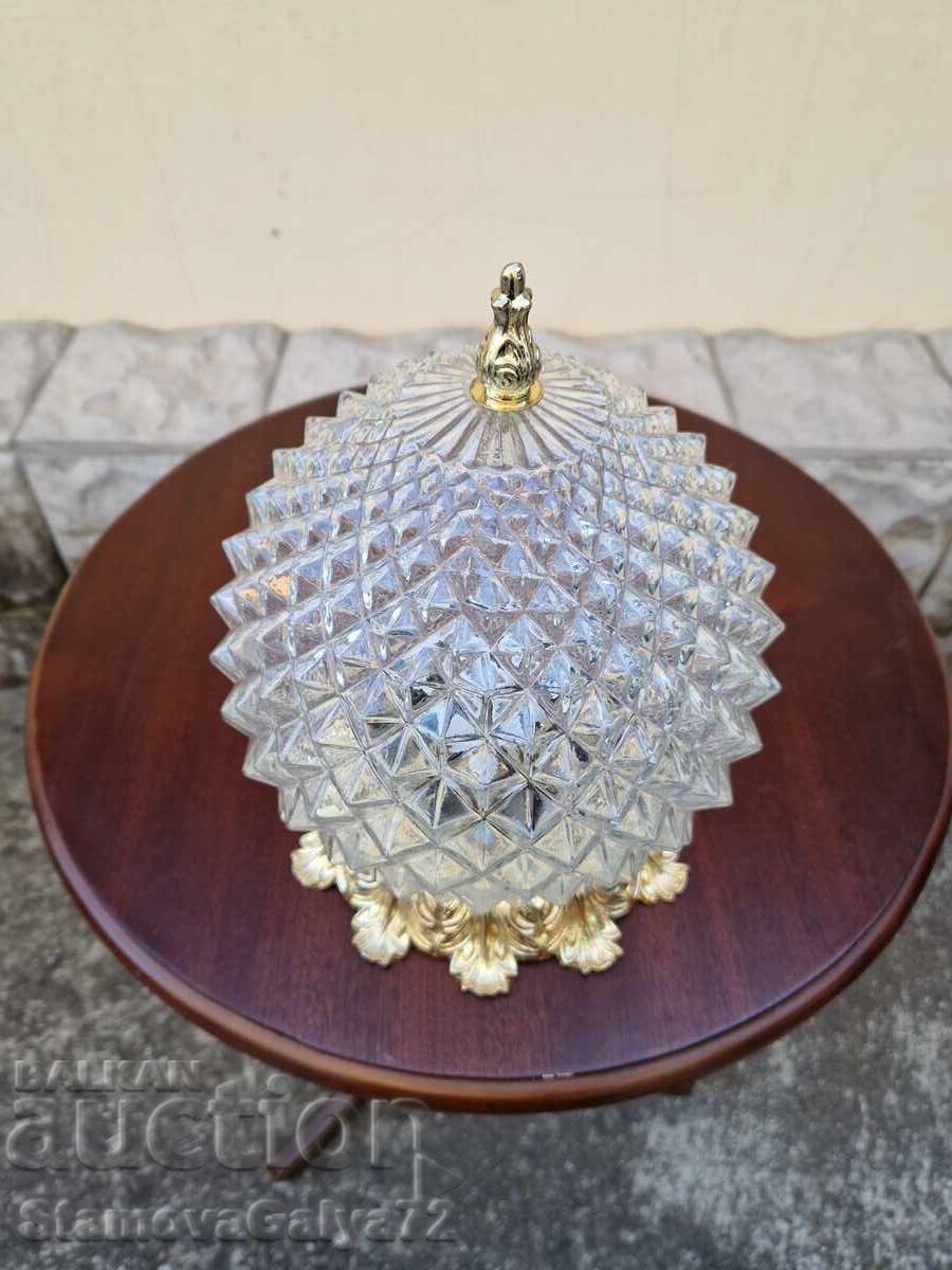 Υπέροχο αντίκα γαλλικό φωτιστικό οροφής - 6