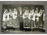 Стара снимка арт фото сборна С. Загорска носия етнография