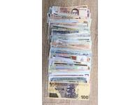 Colecție de 103 bancnote UNC - fără repetări