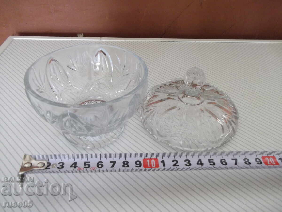 Glass Sugar Bowl with price 15.00 BGN | € 7.67