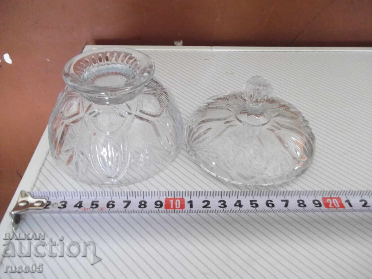 Auction  Glass Sugar Bowl