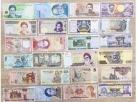 Colecție de 103 bancnote UNC - fără repetări