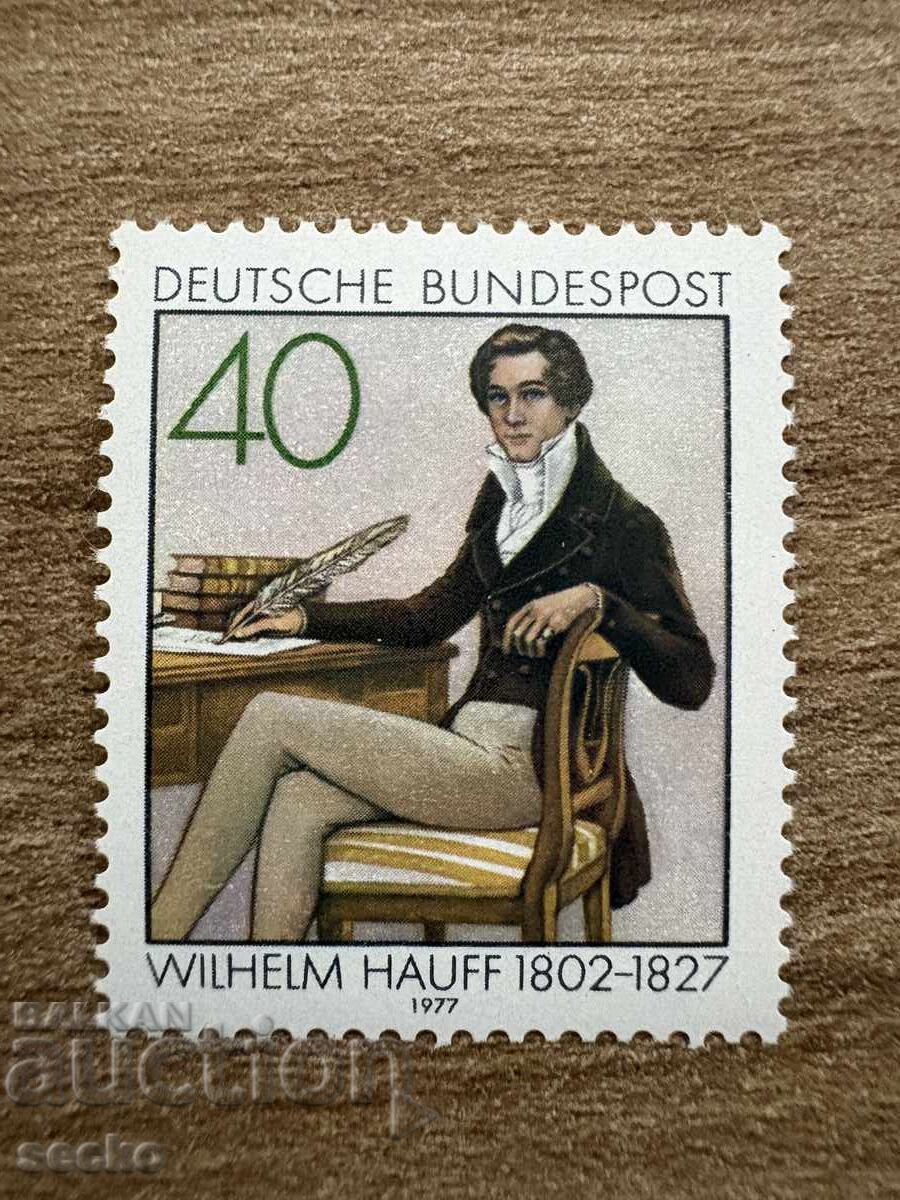 West Germany - 150th Anniversary of the Death of Wilhelm Hauff (1977) MNH