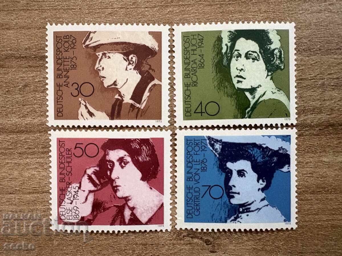 Γερμανία/Δυτική Γερμανία - Γνωστές γυναίκες (1975) MNH