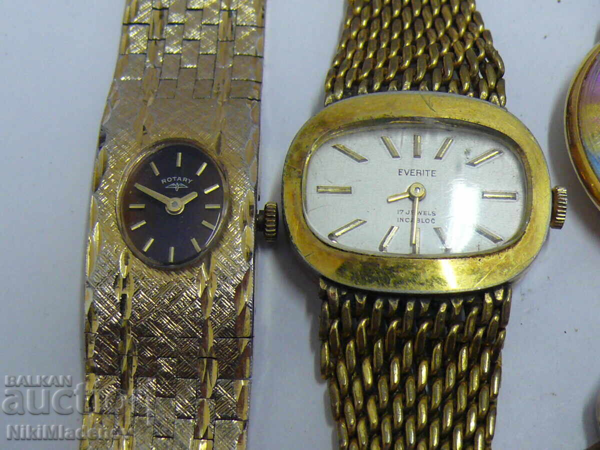 Lot of women's wristwatches, mechanical and quartz with price 29.99 BGN | € 15.33 Lot of women's wristwatches, mechanical and quartz with price 29.99 BGN | € 15.33