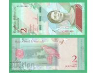 (¯`'•.¸   ВЕНЕЦУЕЛА  2 боливара 2018  UNC   ¸.•'´¯)