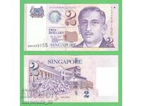 (¯`'•.¸   СИНГАПУР 2 долара 2004 aUNC   ¸.•'´¯)