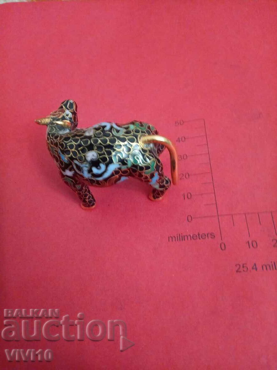 Antique enamel figurine, cloisonné with price € 20.45 | 40.00 BGN