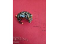 Figurină veche email, cloisonné