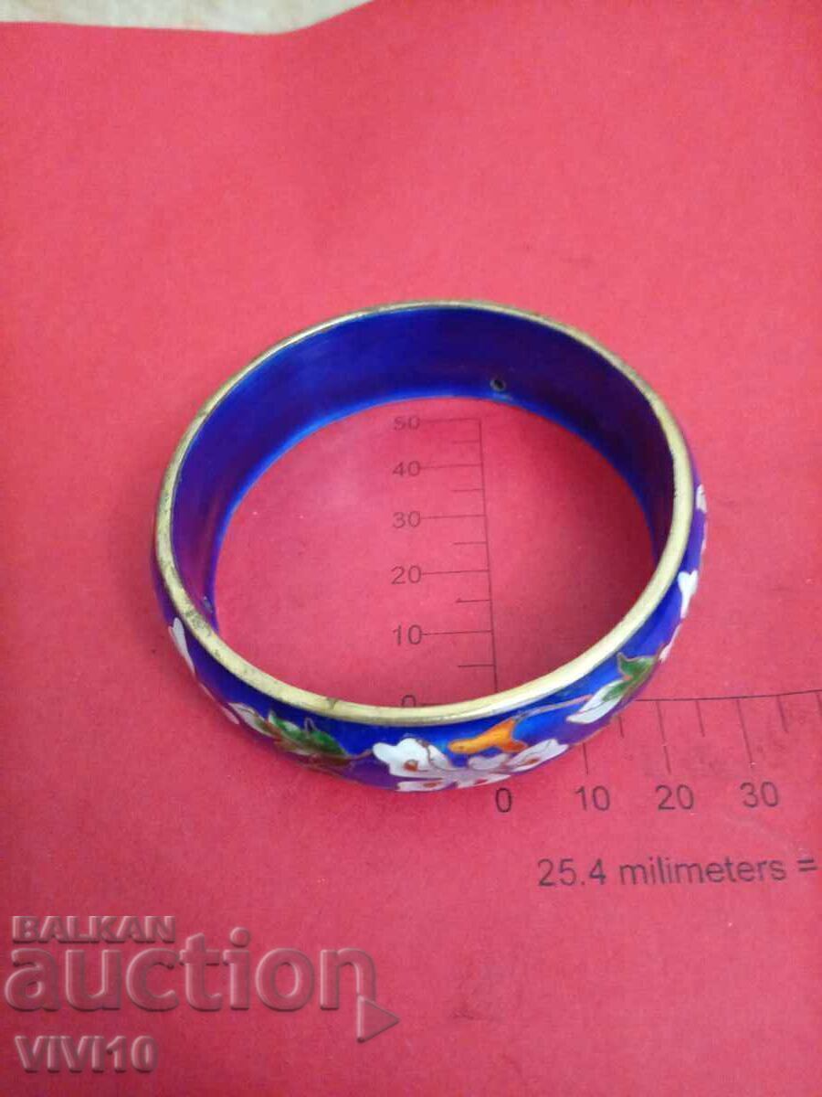 Antique enameled bracelet