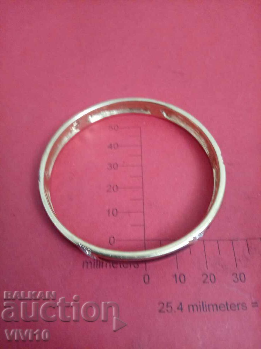 Antique enamel bracelet with stones