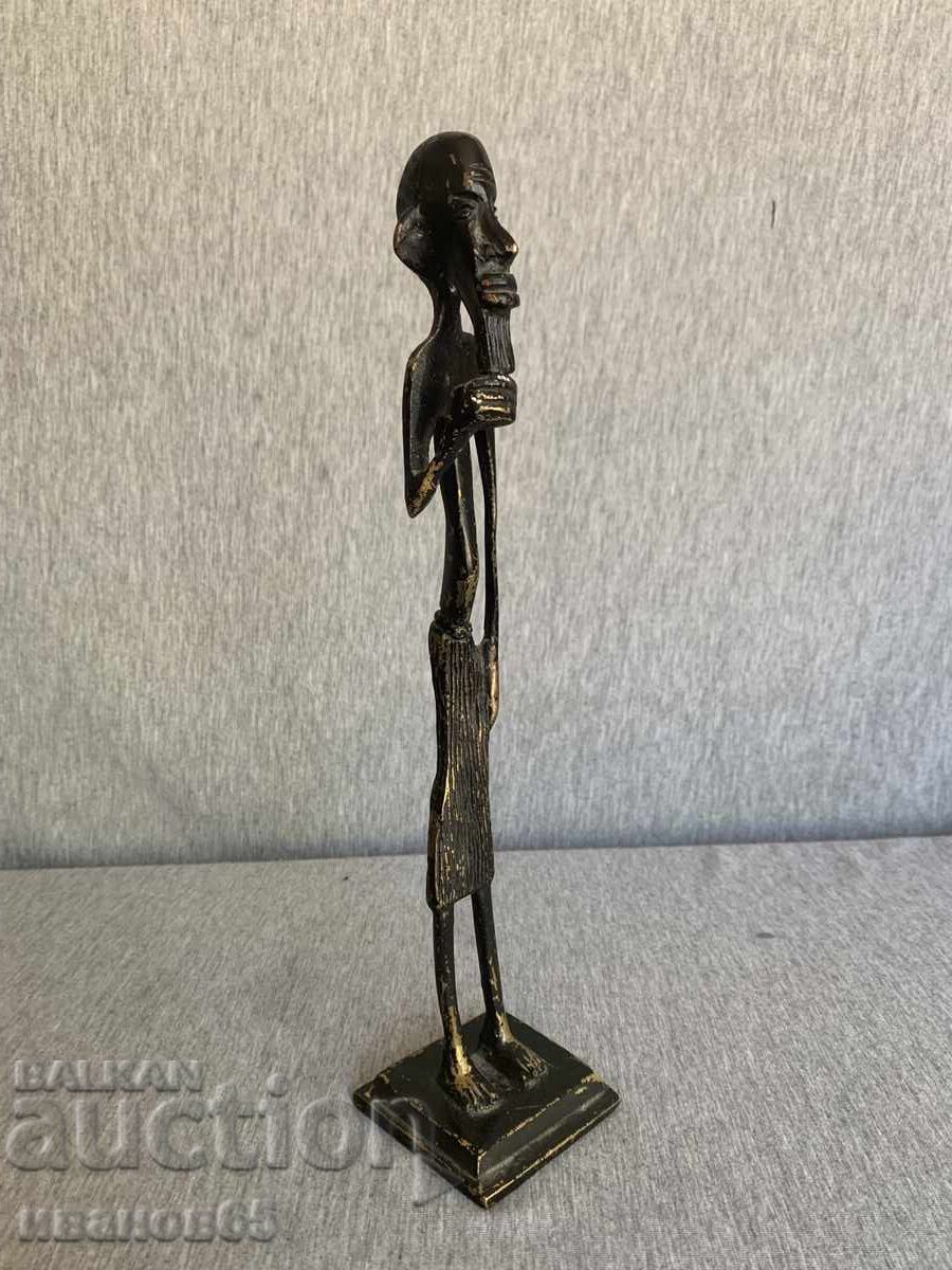 Bronze/Brass statue of an African tribal person with price 100.00 BGN | € 51.13 Bronze/Brass statue of an African tribal person with price 100.00 BGN | € 51.13