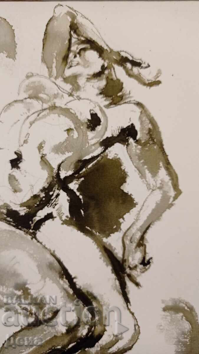 Ακουαρέλα Σνεζίνα Μπισέροβα 1995 με τιμή 95.00 BGN | € 48.57