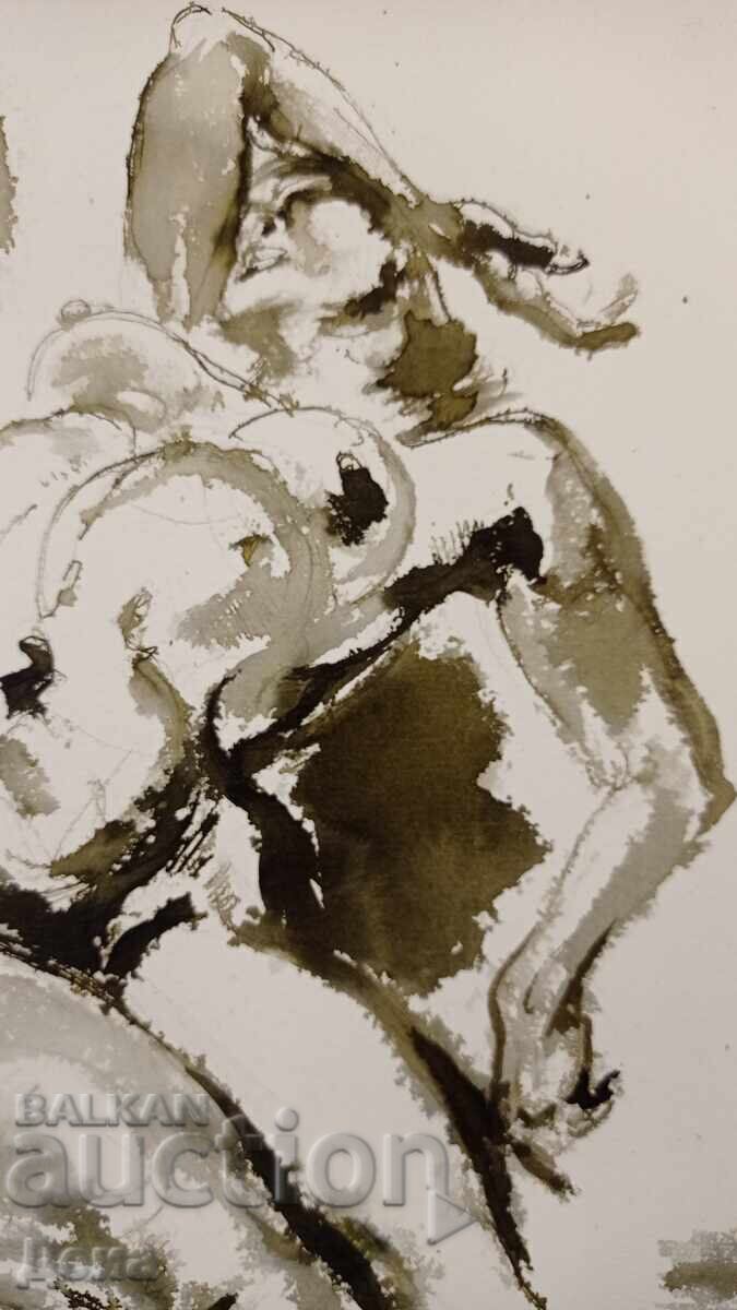 Ακουαρέλα Σνεζίνα Μπισέροβα 1995 - 7