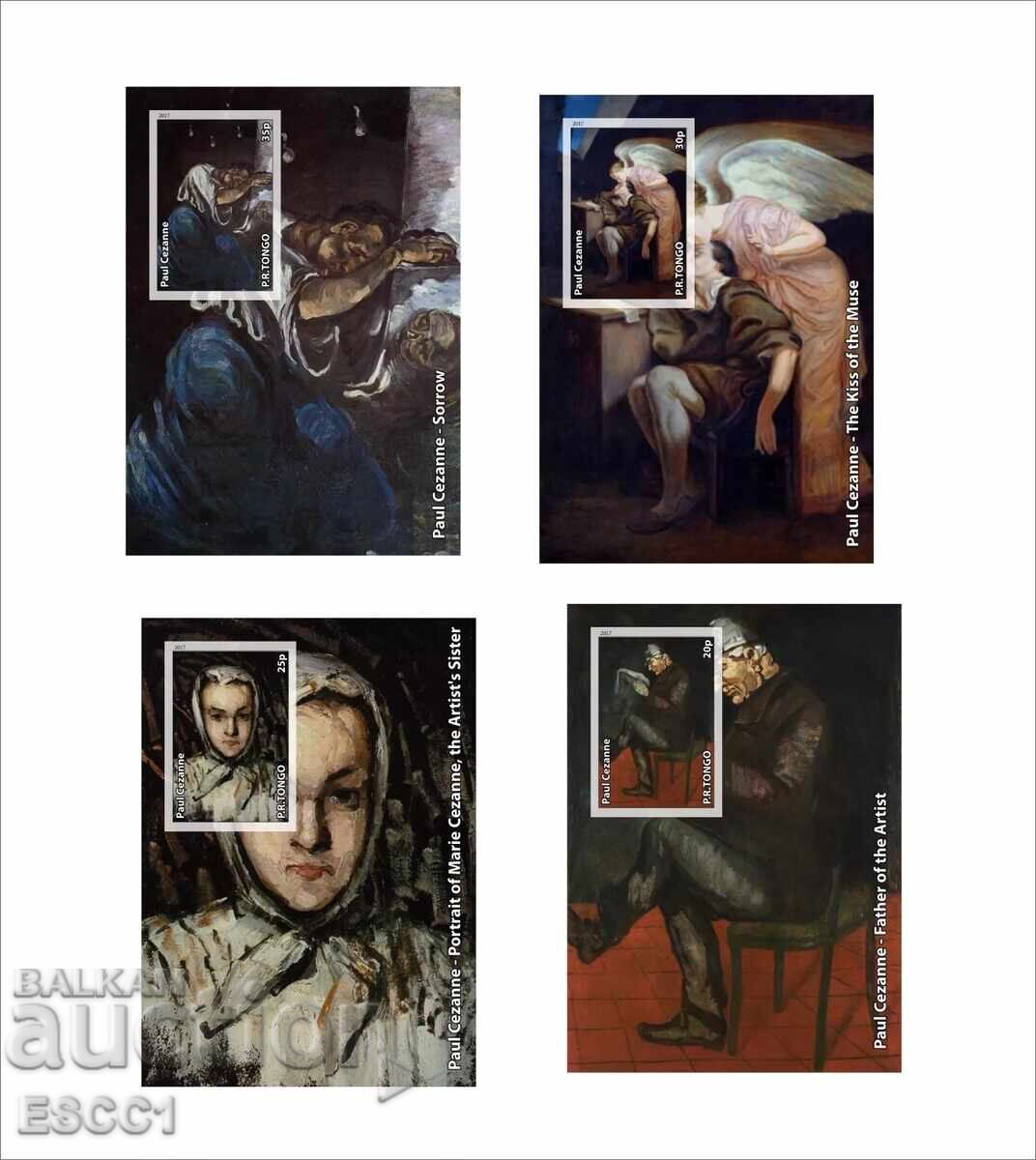 Blocuri curate Pictură Paul Cézanne 2017 Tongo
