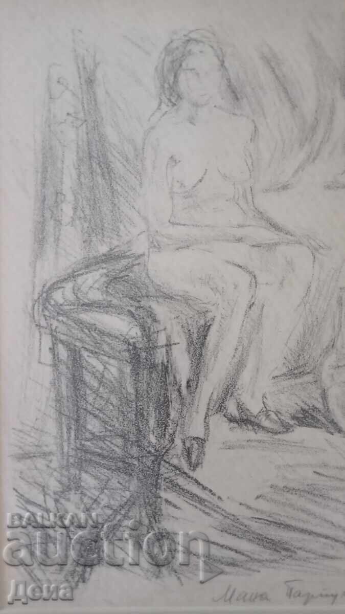 Mana Parpulova Drawing 1949 - 5