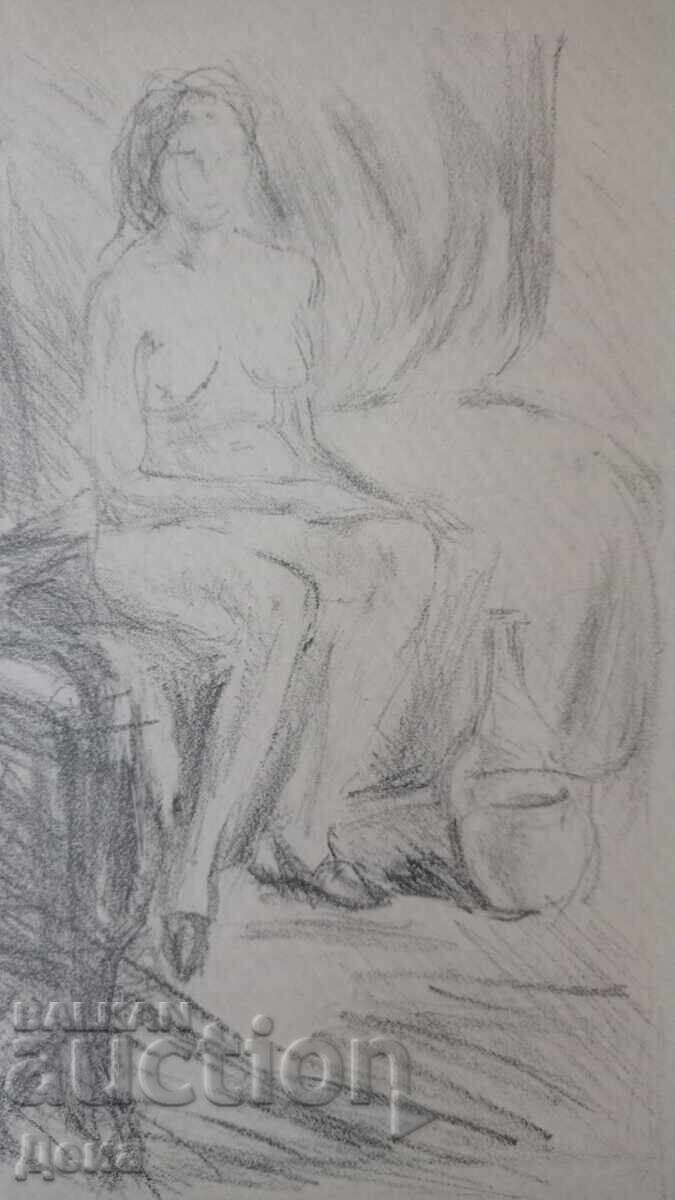 Mana Parpulova Drawing 1949 - 6