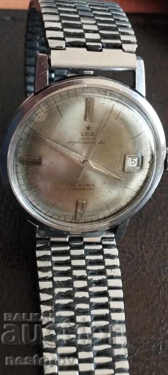 MEN'S WATCH SUPER AUTOMATIC GENEVA SWITZERLAND - 7 MEN'S WATCH SUPER AUTOMATIC GENEVA SWITZERLAND - 7