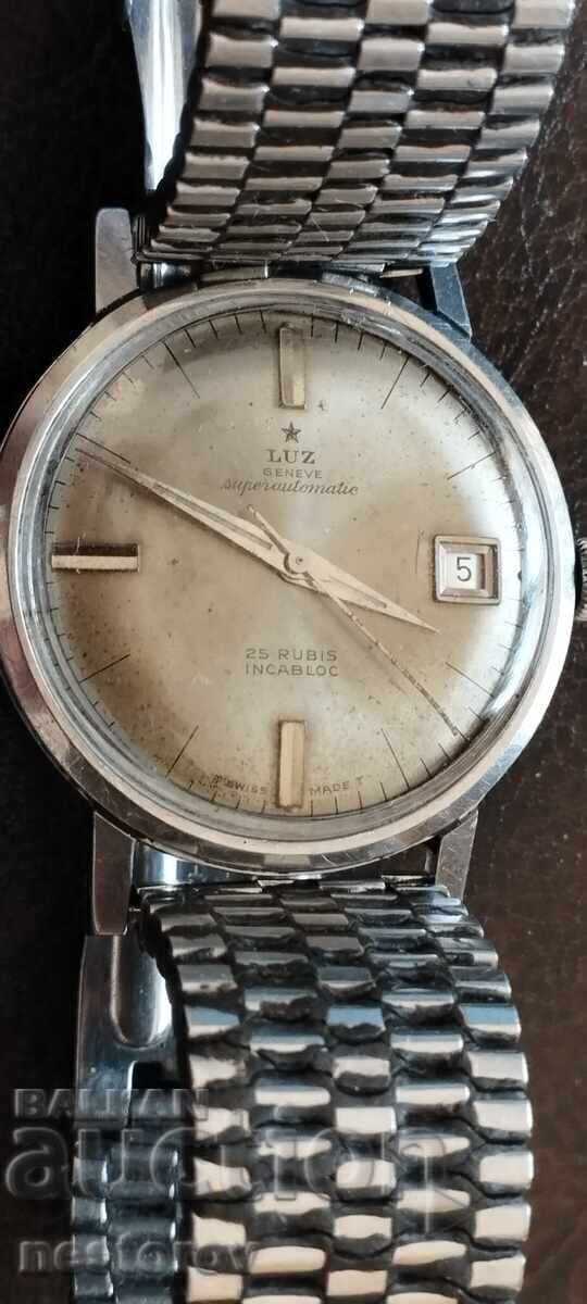 MEN'S WATCH SUPER AUTOMATIC GENEVA SWITZERLAND MEN'S WATCH SUPER AUTOMATIC GENEVA SWITZERLAND