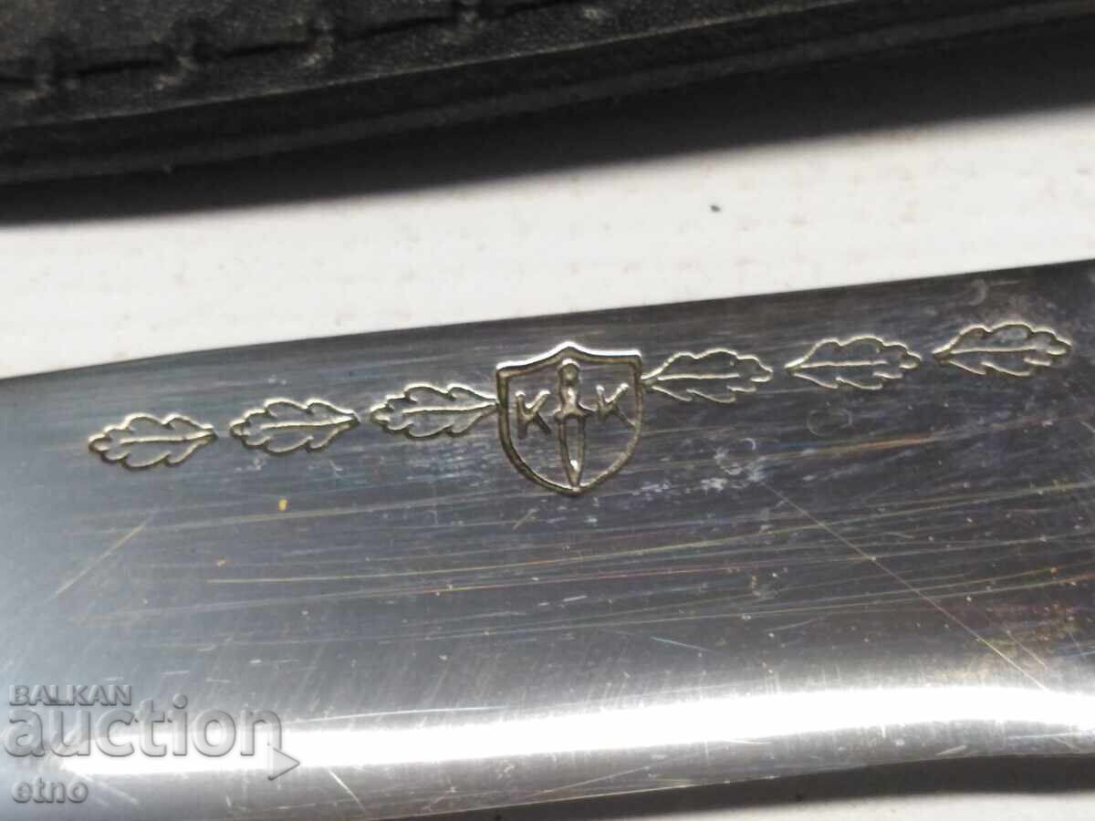 KIRIL KOLIKOV - STARO ΒΟΥΛΓΑΡΙΚΟ ΜΑΧΑΙΡΙ ΜΕ ΔΕΡΜΑΤΙΝΗ ΘΗΚΗ με τιμή 195.00 BGN | € 99.70 KIRIL KOLIKOV - STARO ΒΟΥΛΓΑΡΙΚΟ ΜΑΧΑΙΡΙ ΜΕ ΔΕΡΜΑΤΙΝΗ ΘΗΚΗ με τιμή 195.00 BGN | € 99.70