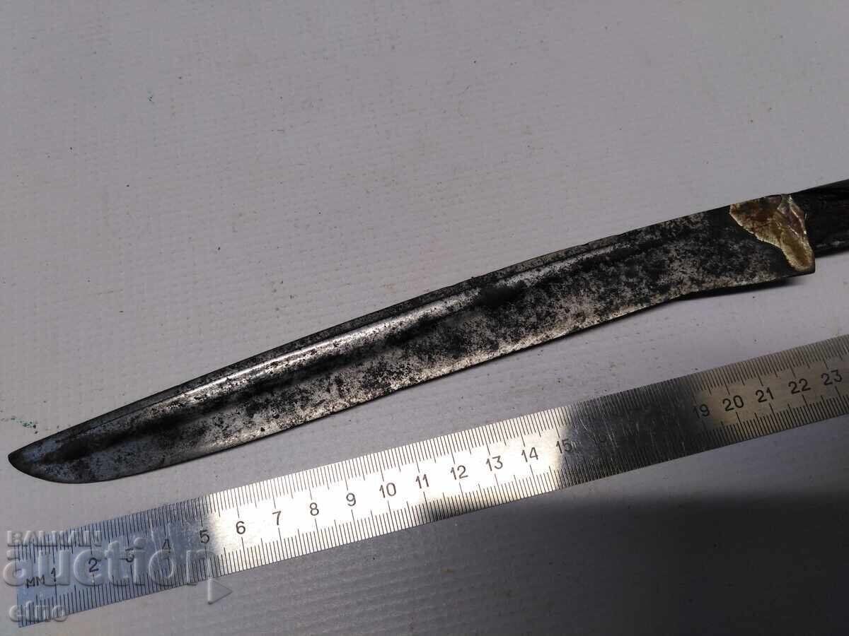 OLD OTTOMAN KNIFE / saber, skinner, blade, yatagan - 5