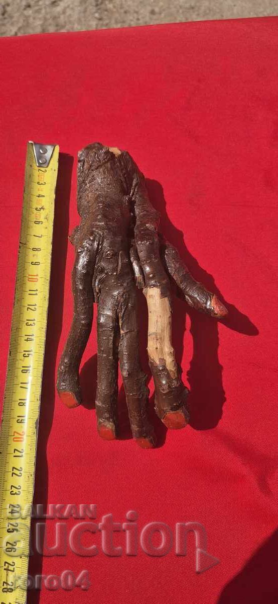 MÂNĂ - CREANGĂ - COPAC - SCULPTURĂ - MANICHIUR - 6