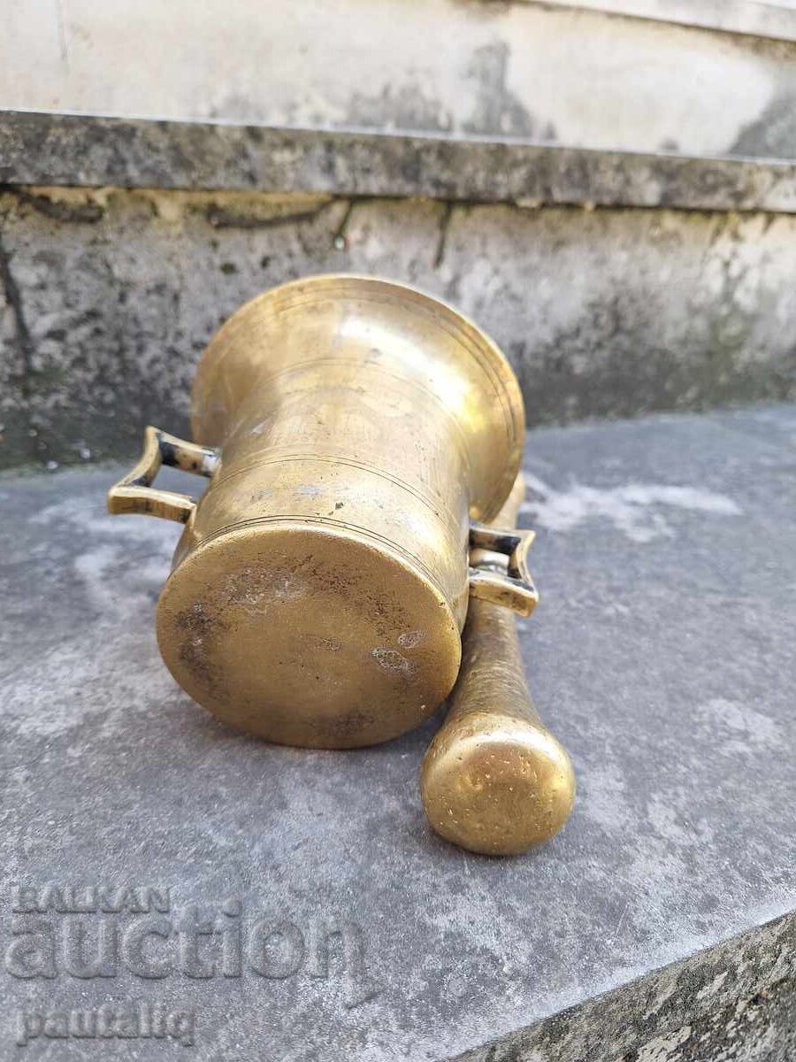 MORTAR VECHI DE BRONZ - 7