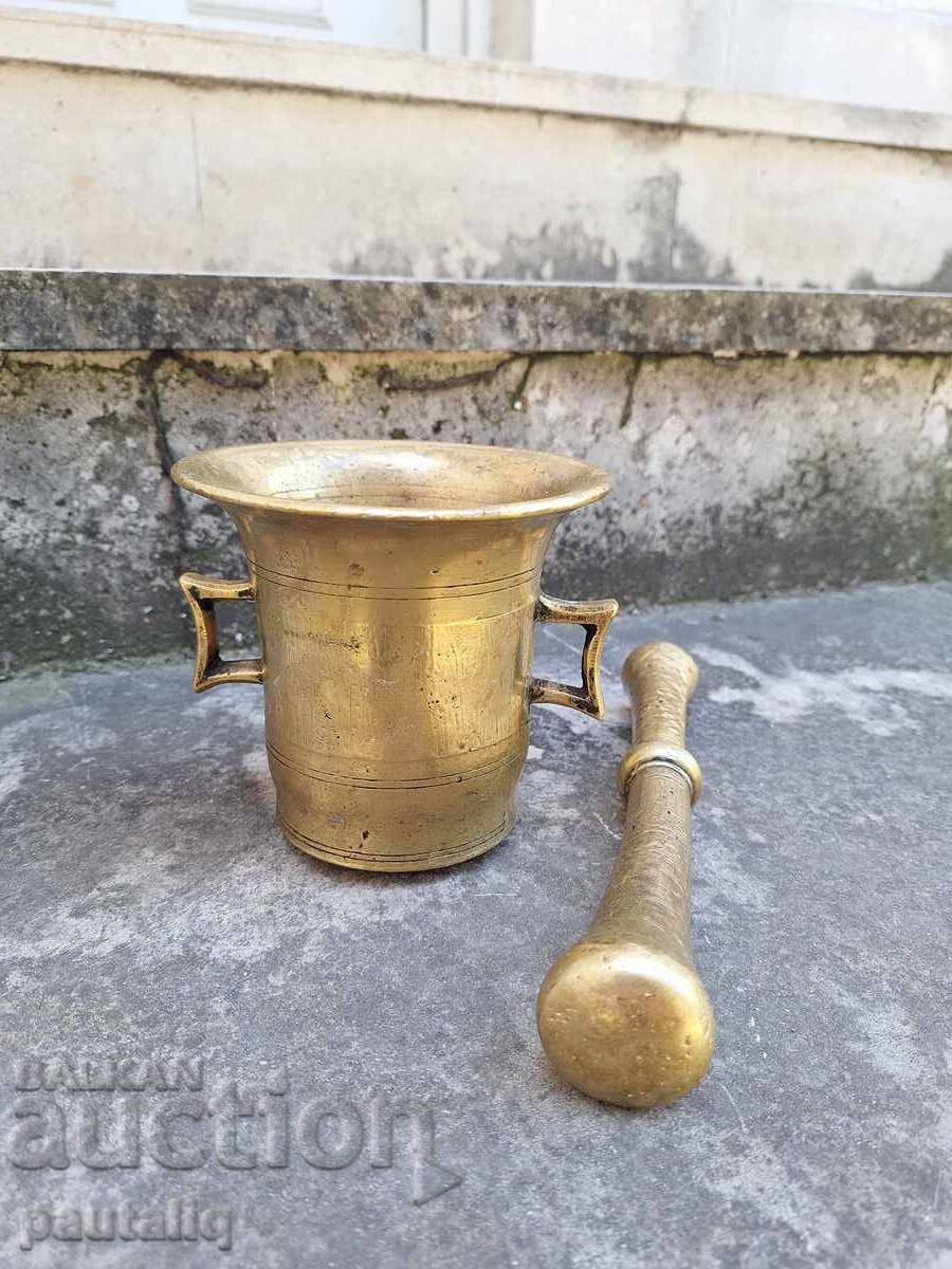 MORTAR VECHI DE BRONZ