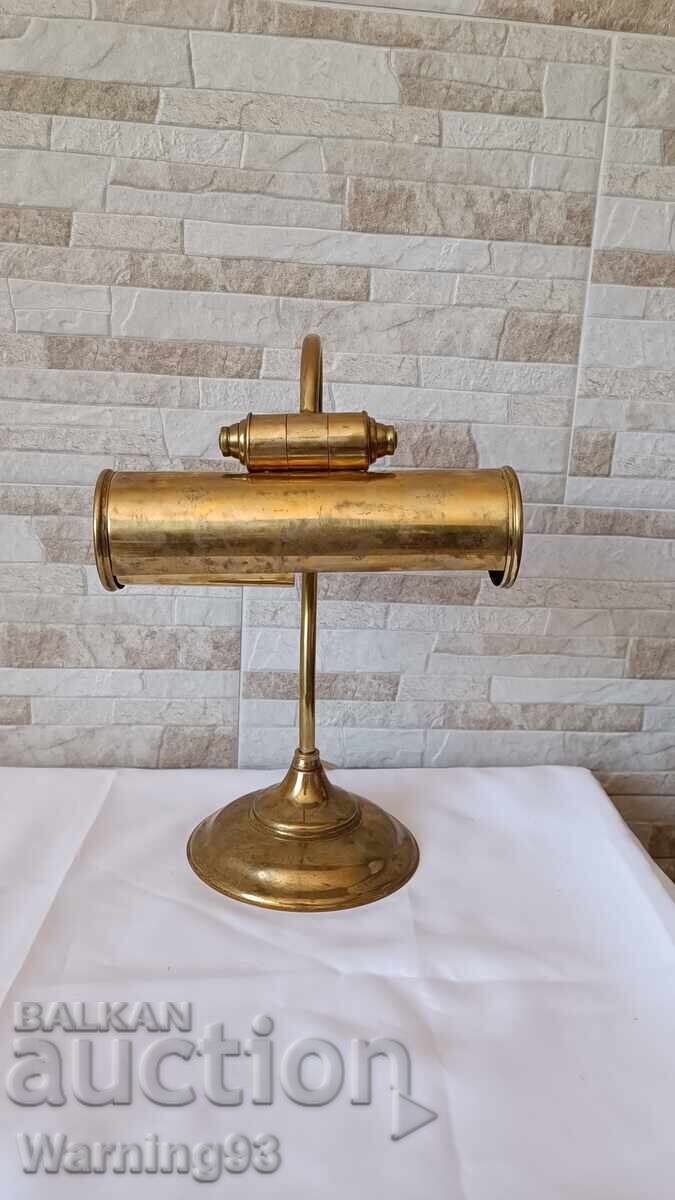 Old banker's lamp - brass with price 185.00 BGN | € 94.59 Old banker's lamp - brass with price 185.00 BGN | € 94.59