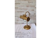Old banker's lamp - brass