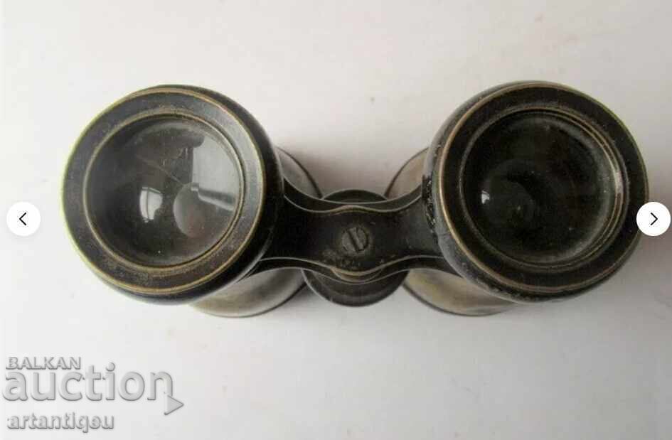 Αντίκας μπρούτζινος κιάλια για όπερα και θέατρο - 5