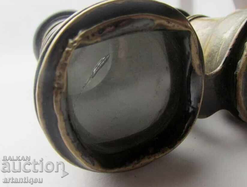 Αντίκας μπρούτζινος κιάλια για όπερα και θέατρο - 6