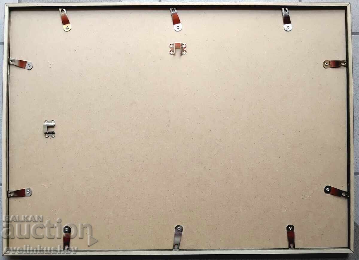 Стар майсторски акварел на Н.Папазян 1967г - 7 Стар майсторски акварел на Н.Папазян 1967г - 7