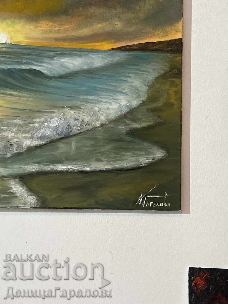 Denitsa Garelova painting 50/40 "Silken Water" - 5 Denitsa Garelova painting 50/40 "Silken Water" - 5