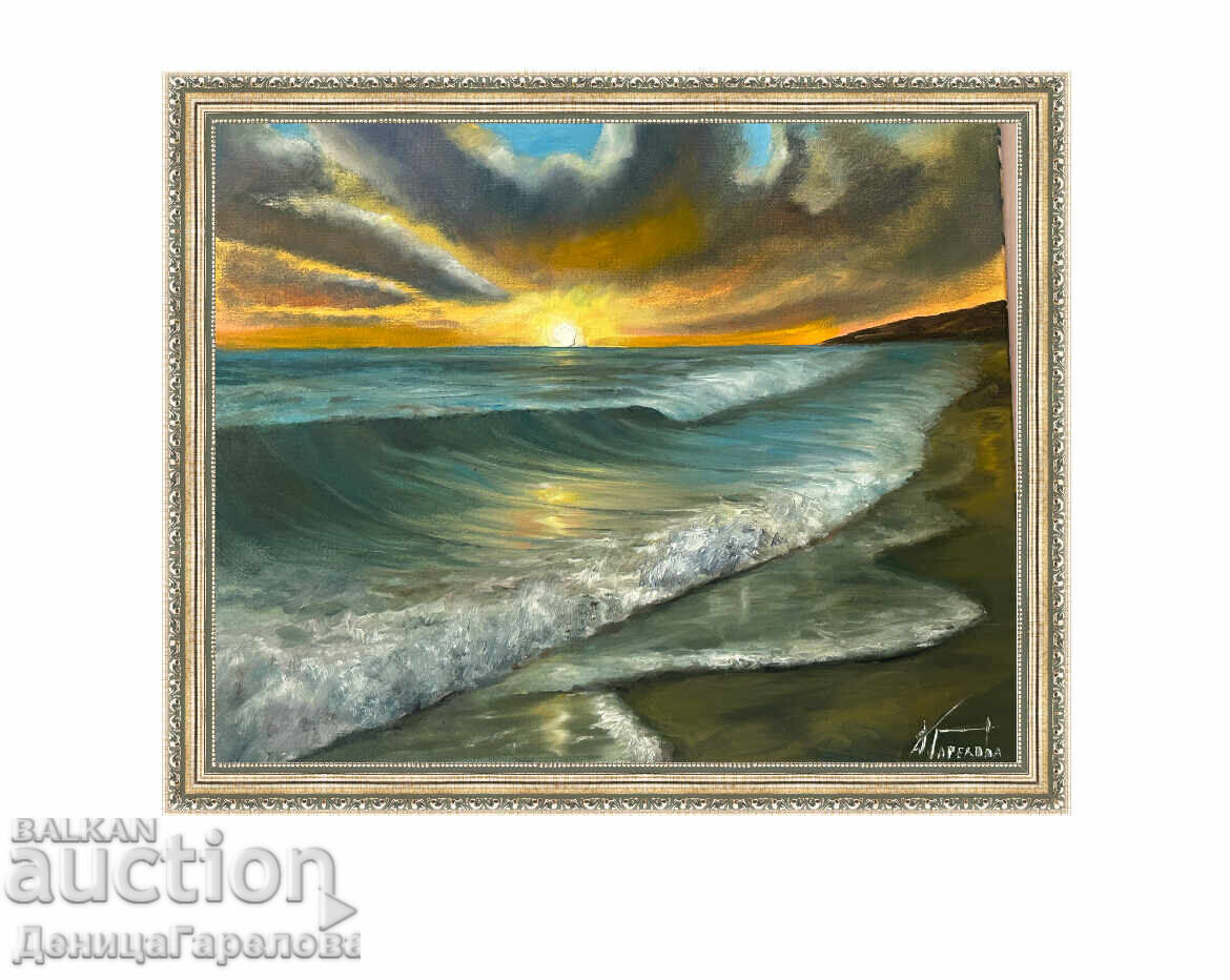 Denitsa Garelova painting 50/40 "Silken Water" - 7 Denitsa Garelova painting 50/40 "Silken Water" - 7