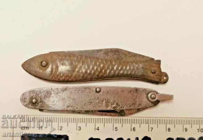 2 Communist pocket metal knives - 6